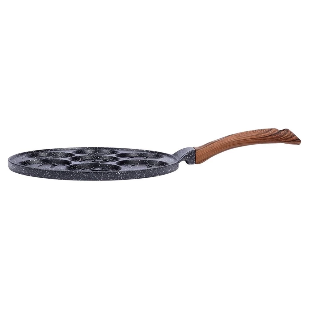 Patelnia do jajek granitowa 7 otworów BLACK&WOOD 26 cm
