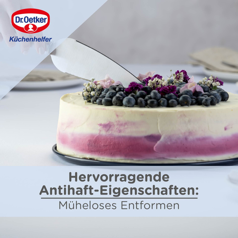 Forma do pieczenia, okrągła, Ø28 cm, emaliowana Dr. Oetker