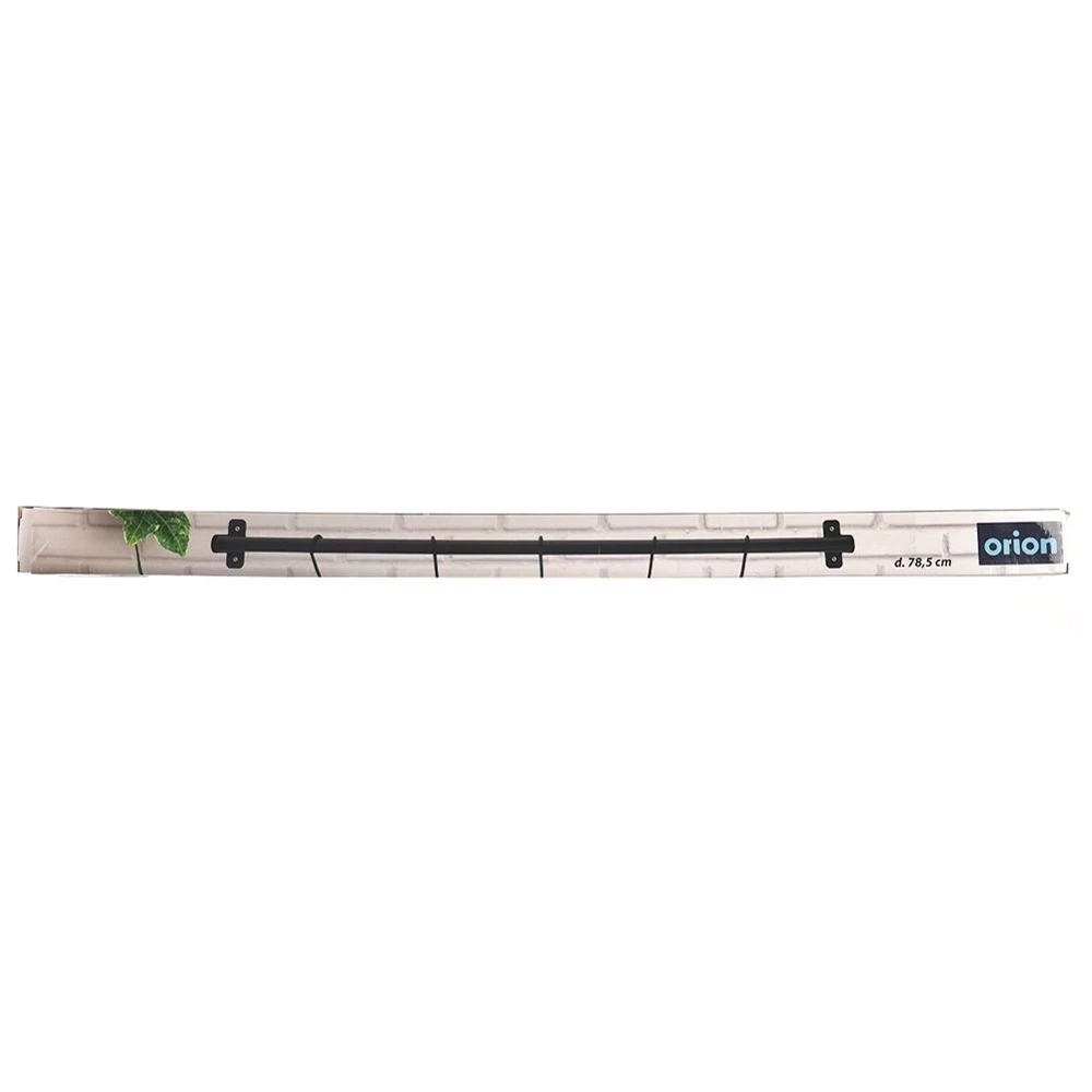 Reling kuchenny metalowy czarny RADKA 78,5 cm