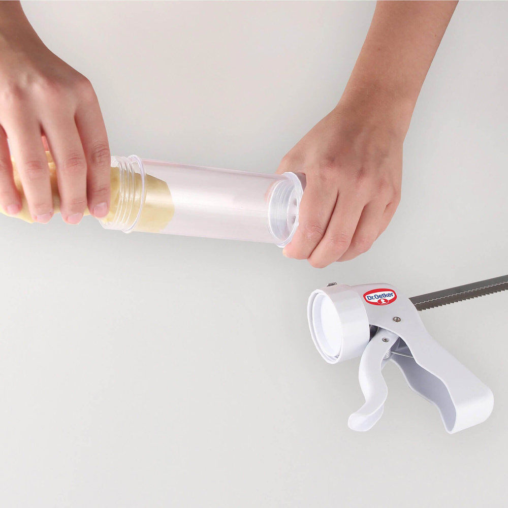 Prasa do ciastek z 10 dyszami formującymi – Maszynka dekorator do ciastek Dr. Oetker