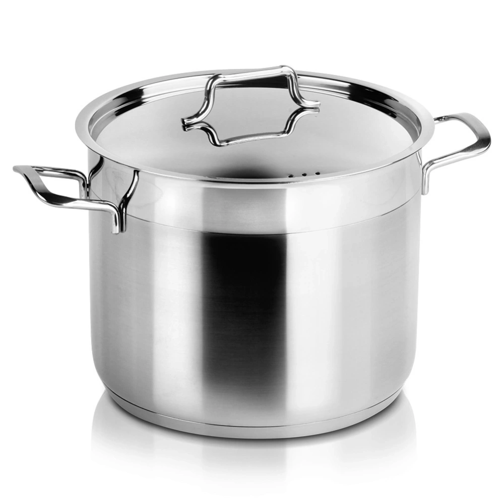 Garnek stalowy z pokrywką ANETT 22 cm, 6,5 l