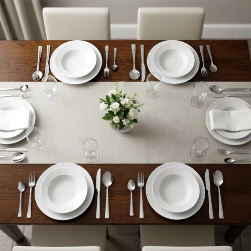 Zestaw sztućców stalowy dla 6 osób 24 el.