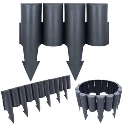 Palisada ogrodowa grafitowa 25 cm