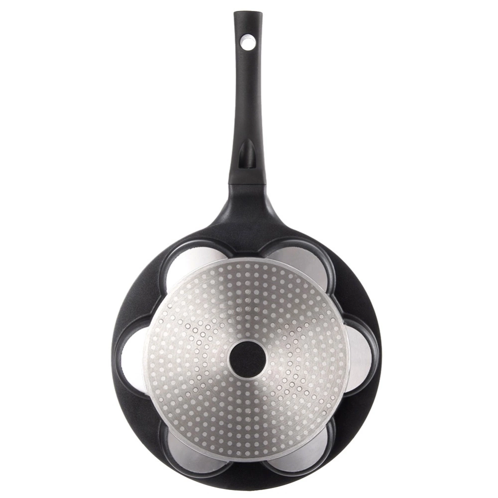 Patelnia do jajek granitowa 7 otworów GRANDE 27 cm