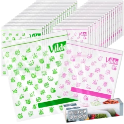 Woreczki strunowe do żywności 20,5x21 cm / 24x29 cm, 40 szt.