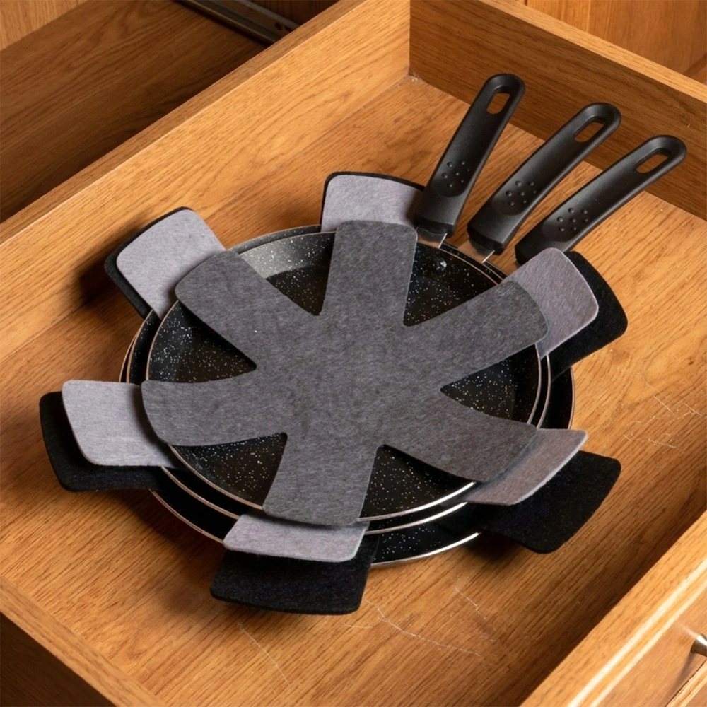 Przekładki ochronne do patelni filcowe 38 / 35 / 26 cm 6 szt.