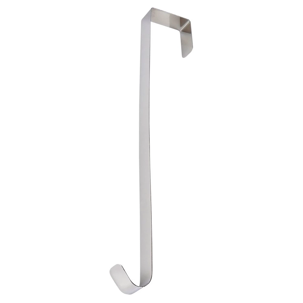 Wieszak na wianek metalowy srebrny 30 cm