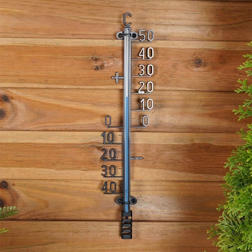 Termometr zewnętrzny czarny 41 cm