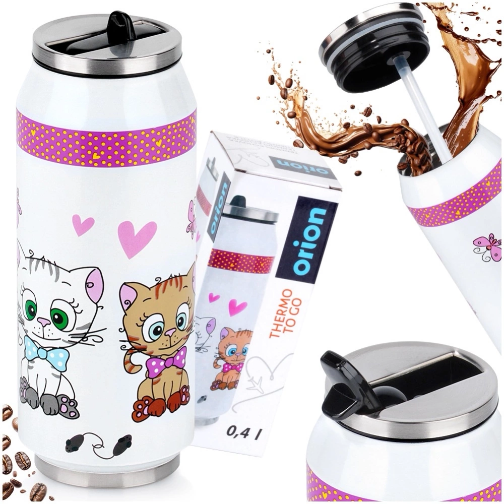 Kubek termiczny puszka KOTEK 400 ml