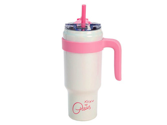 Kubek do napojów 1 L, biały Paris Hilton