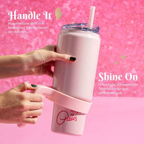 Różowy kubek 1L Paris Hilton Różowy kubek 1L Paris Hilton Termosowy kubek na wynos  – do każdego napoju