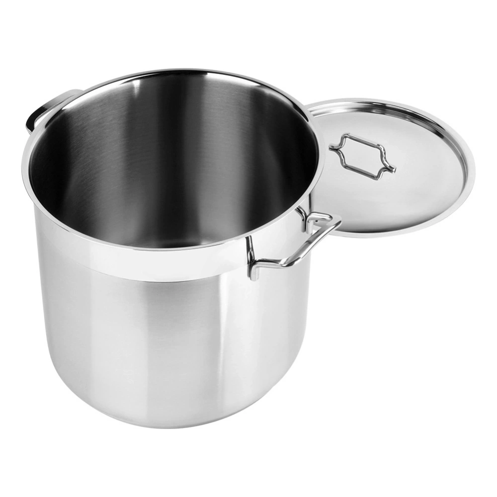 Garnek stalowy z pokrywką ANETT 28 cm, 14 l