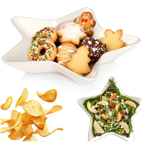 Półmisek porcelanowy gwiazda 30x30x5 cm