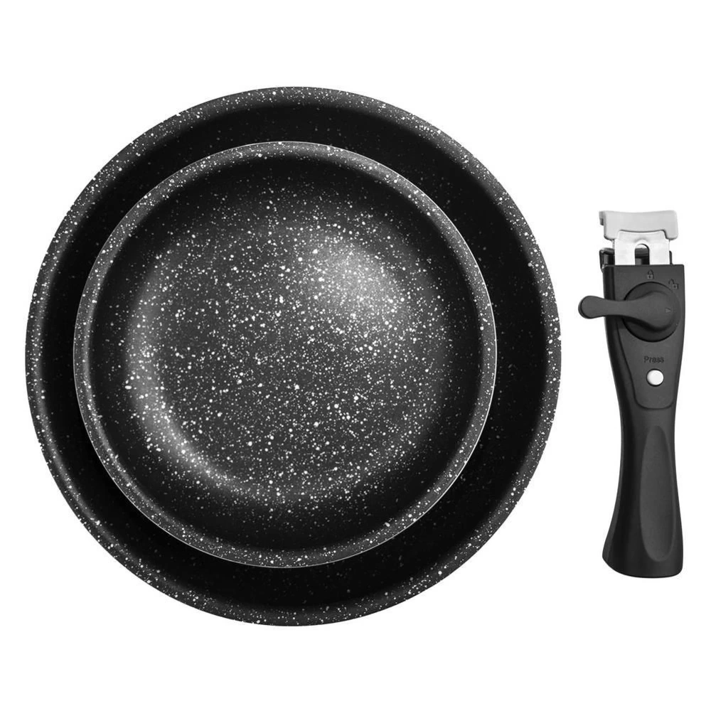 Patelnia granitowa GRANDE 20 / 26 cm 3 el.