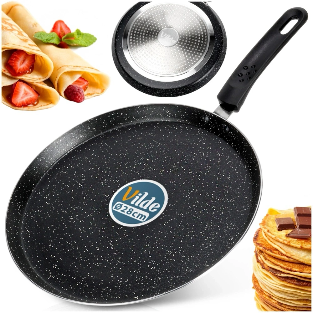 Patelnia do naleśników granitowa BASIC LINE 28 cm