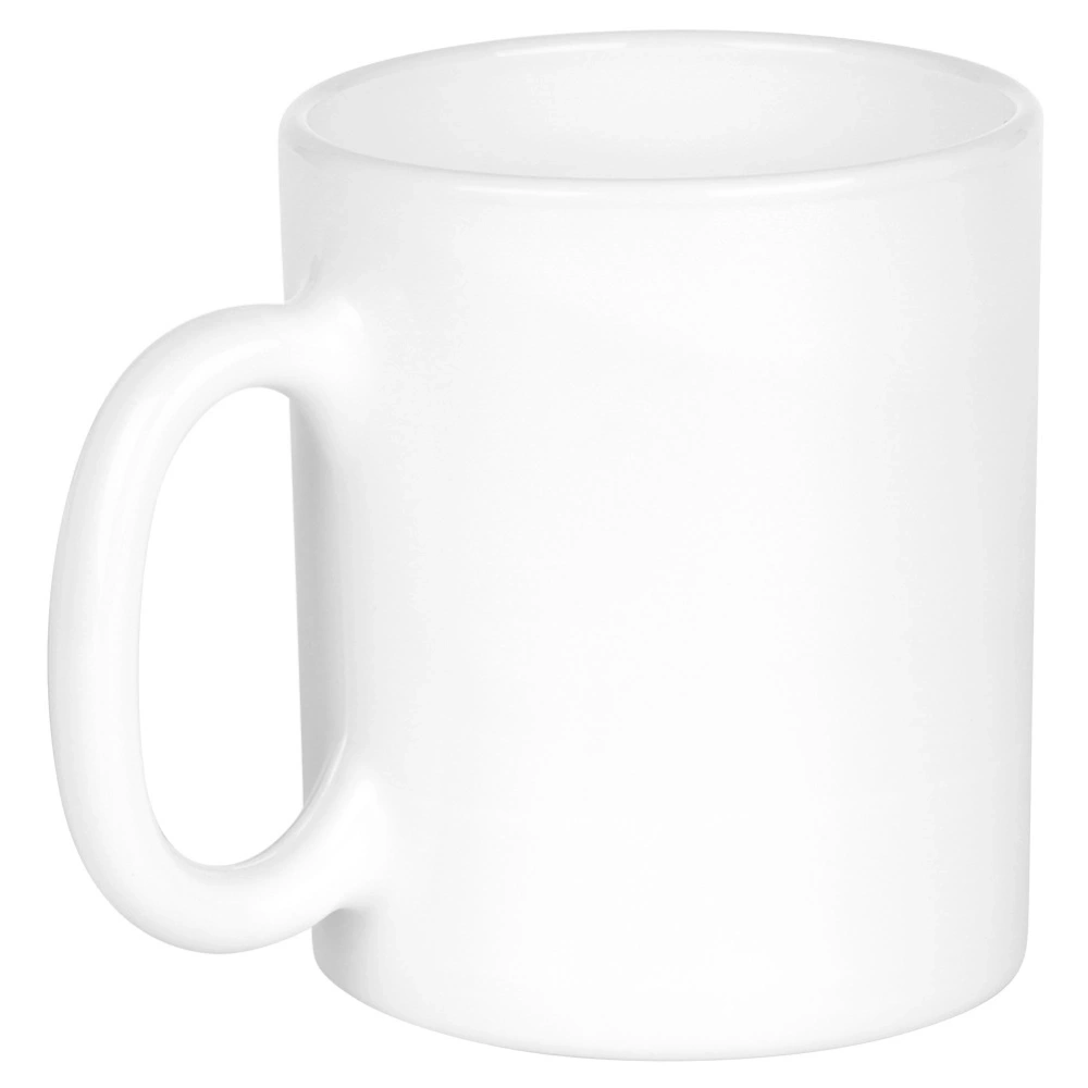 Kubki szklane białe 300 ml 6 szt.