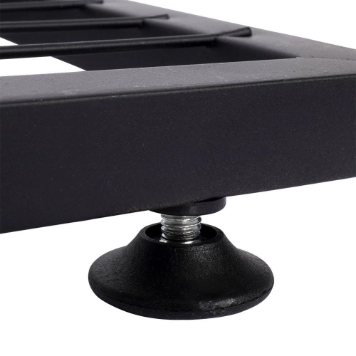 Kwietnik metalowy czarny 7-poziomowy 126 cm