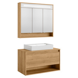 Zestaw mebli łazienkowych z serii Natura z umywalką 61 cm Fackelmann