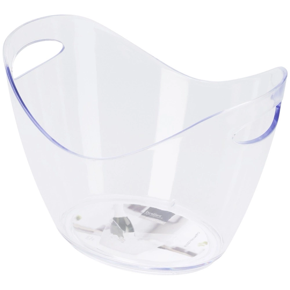 Wiaderko do lodu plastikowe przezroczyste 4 l