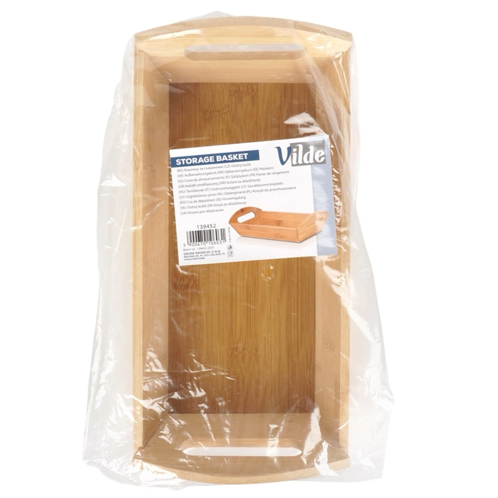 Koszyk na pieczywo bambusowy 29x14x7,5 cm