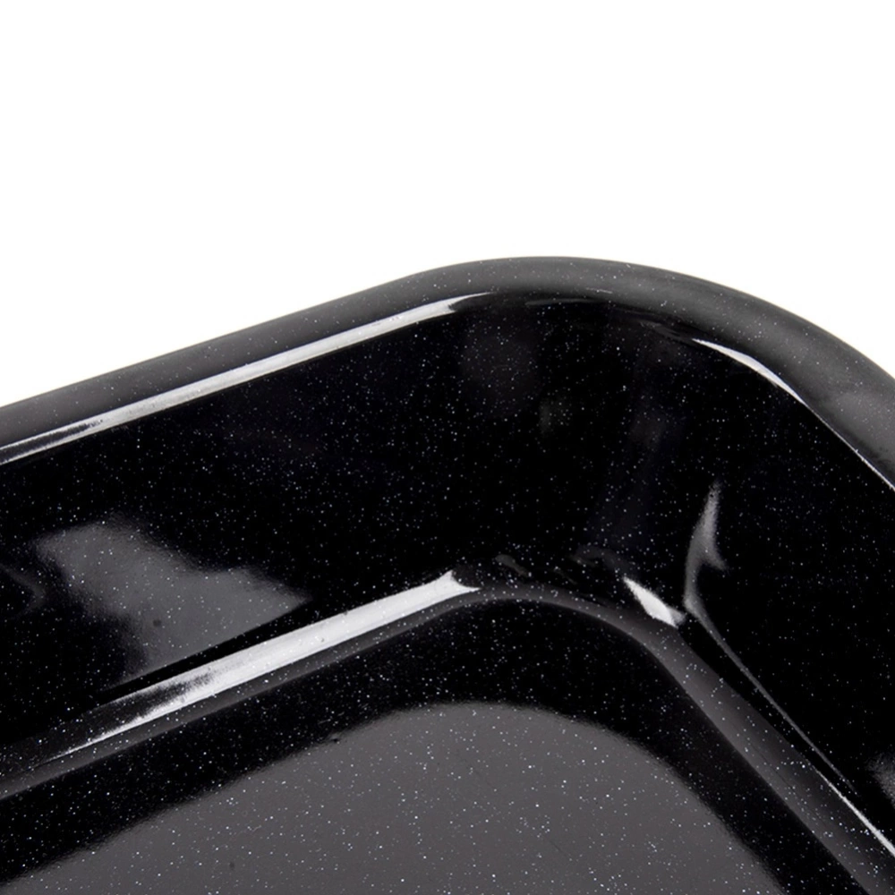 Blacha do pieczenia emaliowana prostokątna głęboka 40x35,5x5 cm