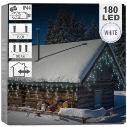 Kurtyna świetlna zewnętrzna 180 LED 5,85 m