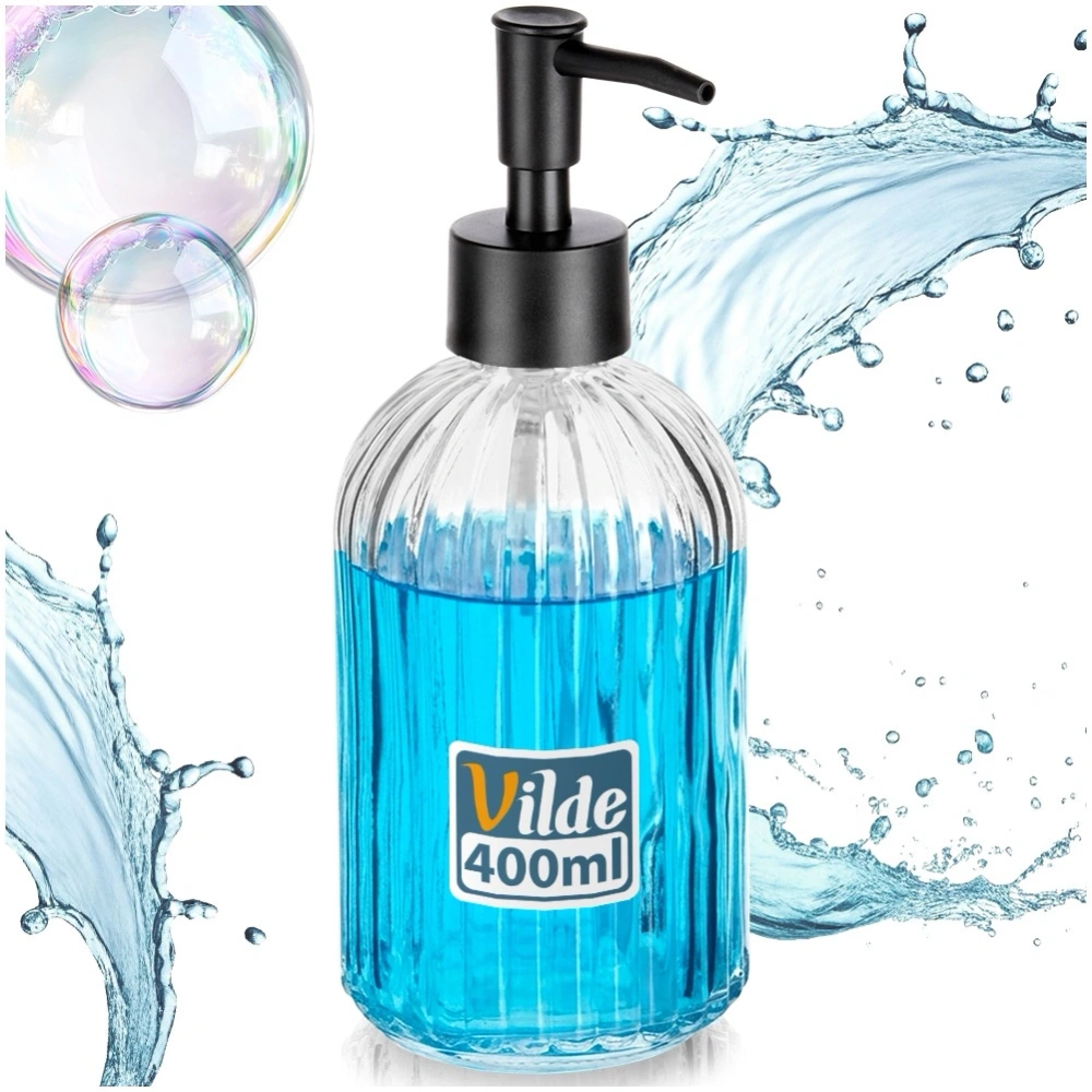 Dozownik do mydła szklany 400 ml