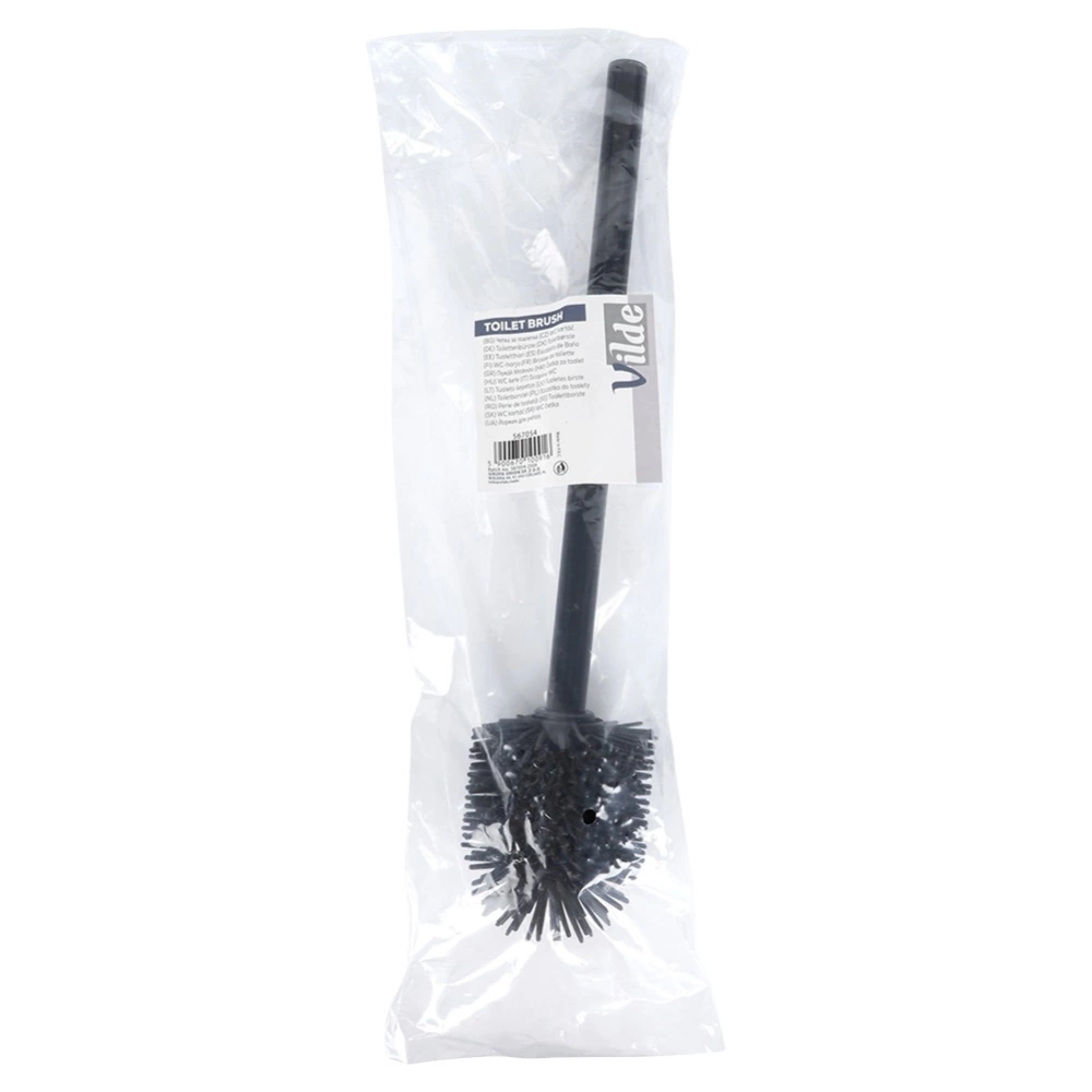 Szczotka do toalety silikonowa czarna zapasowa 35 cm