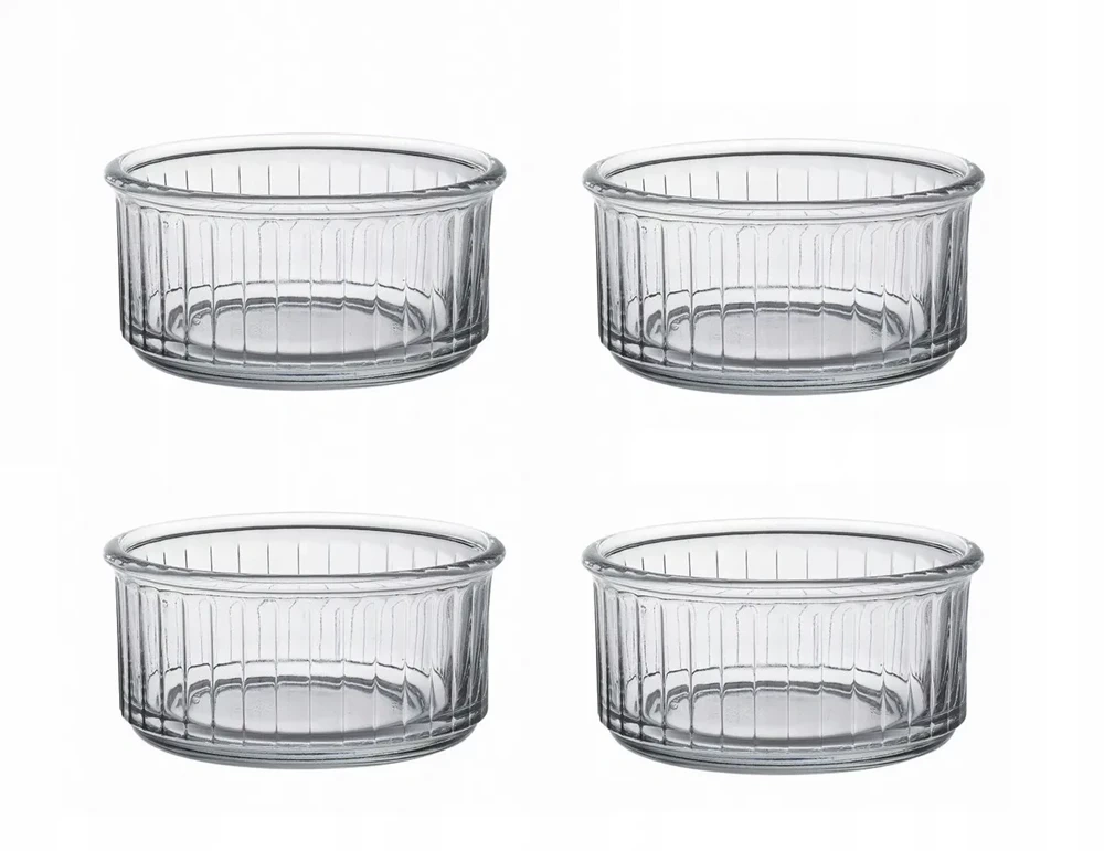 Salaterka okrągła do zapiekania 10 cm 240 ml 4 szt. szkło hartowane Duralex