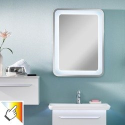 Lustro łazienkowe z regulacją światła M9 80x60 cm