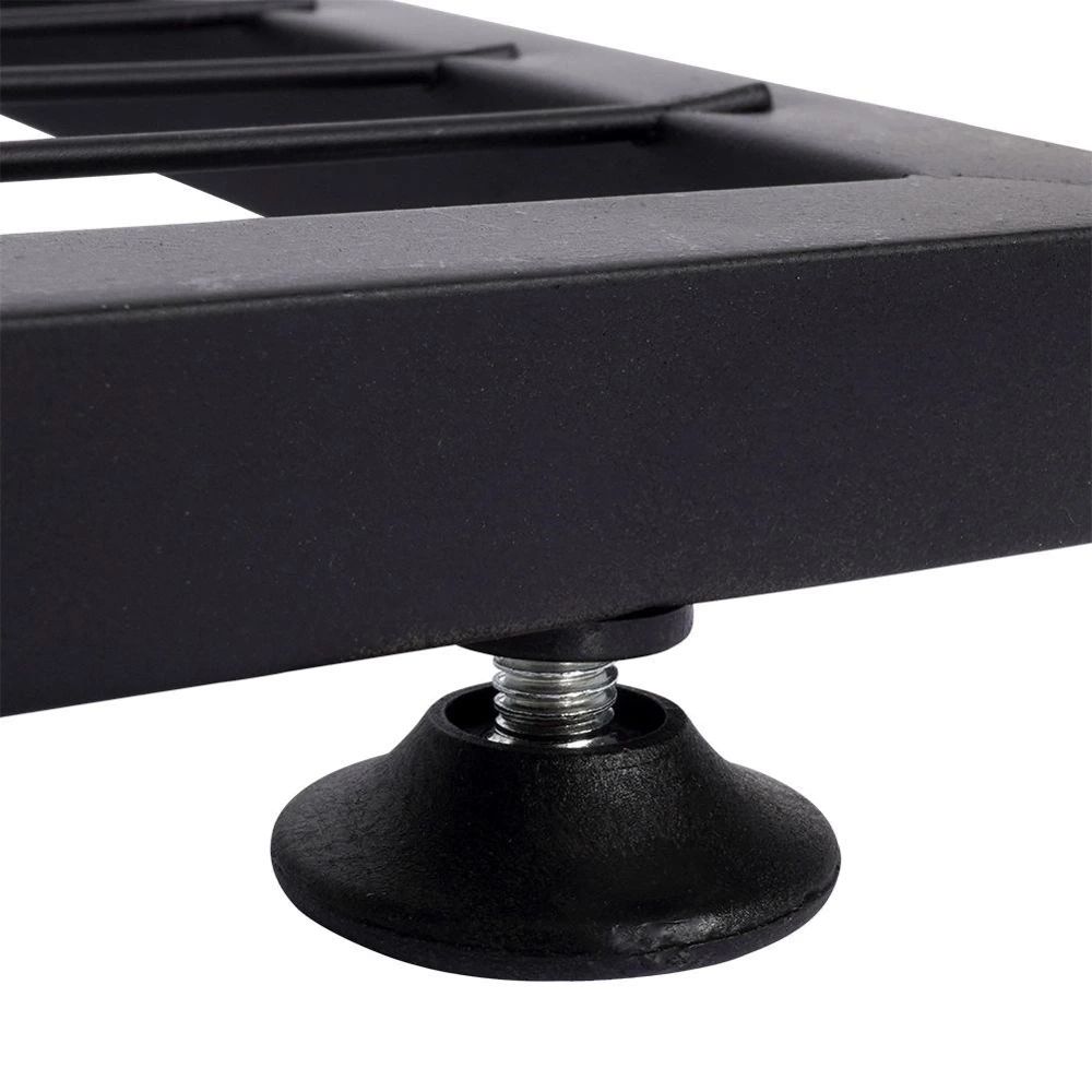 Kwietnik metalowy czarny 7-poziomowy 126 cm