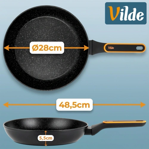 Patelnia granitowa TERRUNA 28 cm