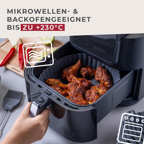 Forma silikonowa do pieczenia Ø23 cm do frytkownicy powietrznej