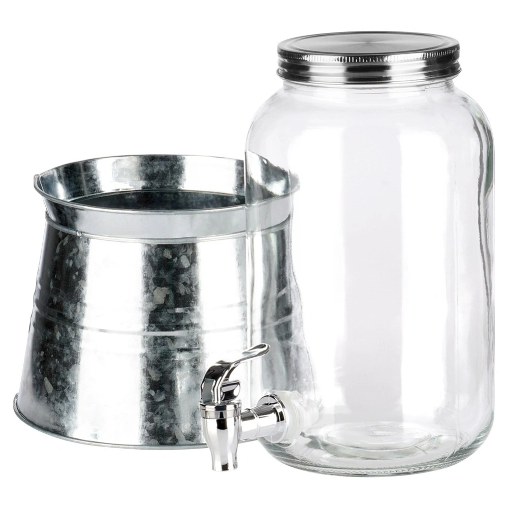 Słój do napojów z kranikiem i stojakiem 3,2 l