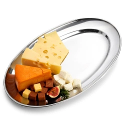 Półmisek stalowy owalny 29x18 cm