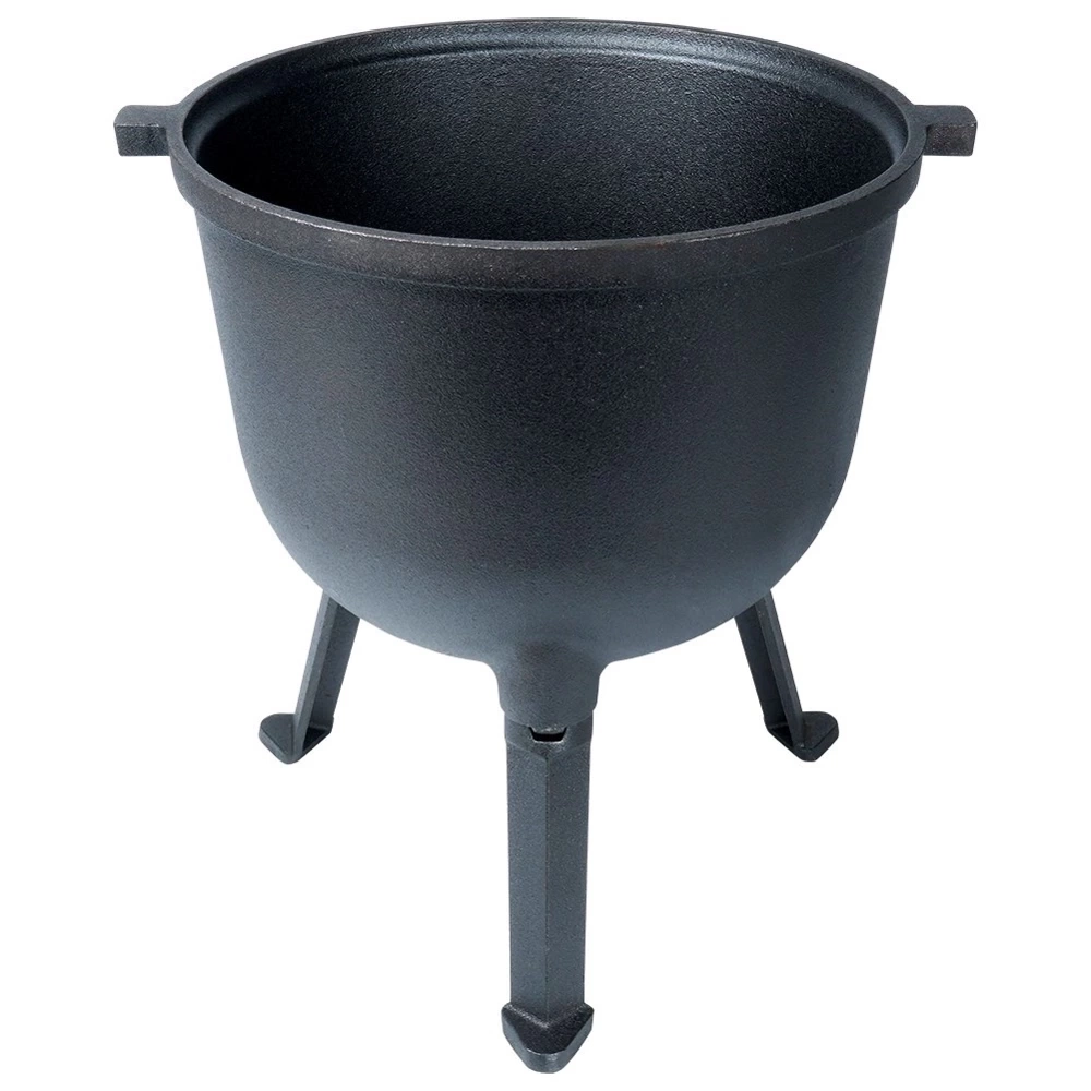 Kociołek żeliwny na nóżkach z pokrywką CAST LINE 10 l