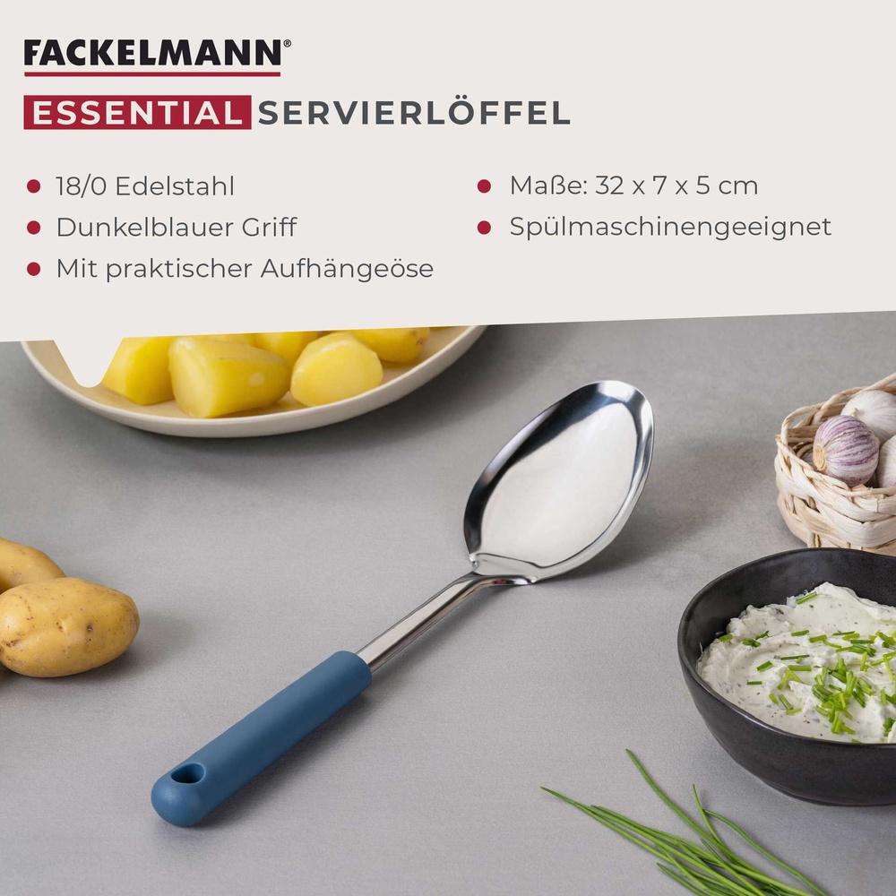 Łyżka serwisowa Essential, niebieska FACKELMANN