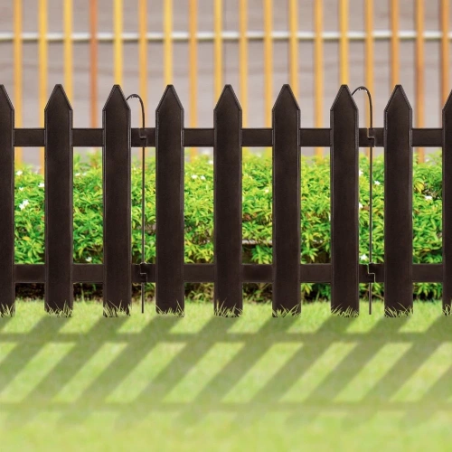 Płotek ogrodowy brązowy 30x30 cm 10 szt.