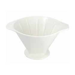 Filtr do kawy porcelanowy lejek do filtrowania biały drip dripper