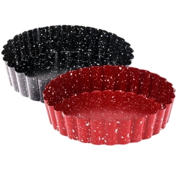 Forma do tarty granitowa z wyjmowanym dnem 12 cm 2 szt.