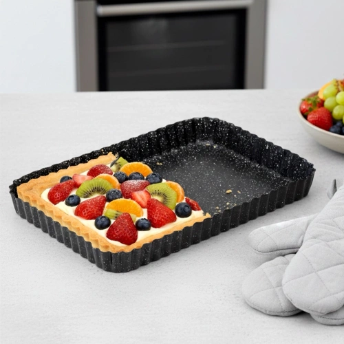 Forma do pieczenia granitowa z wyjmowanym dnem 31,5x21,5x3 cm