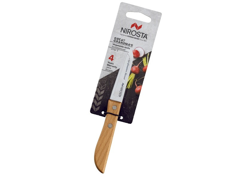 Nóż do obierania warzyw jarzyn krojenia NIROSTA 41706