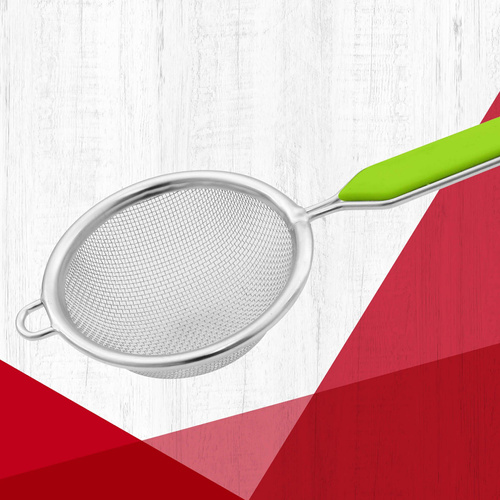 Sitko kuchenne do przesiewania mąki małe Sito Ø7 cm zielone FACKELMANN