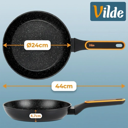 Patelnia granitowa TERRUNA 24 cm