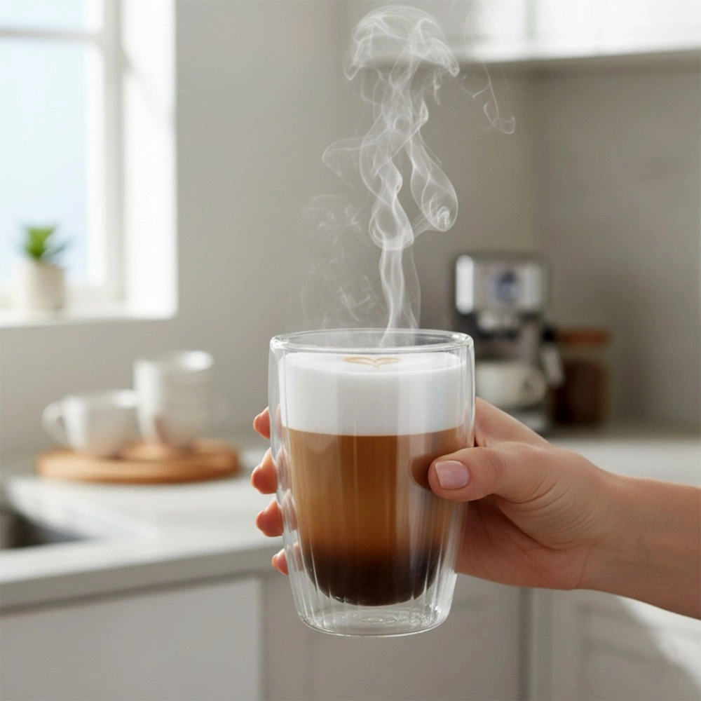 Szklanki termiczne z podwójną ścianką do kawy i herbaty 350 ml 2 szt.