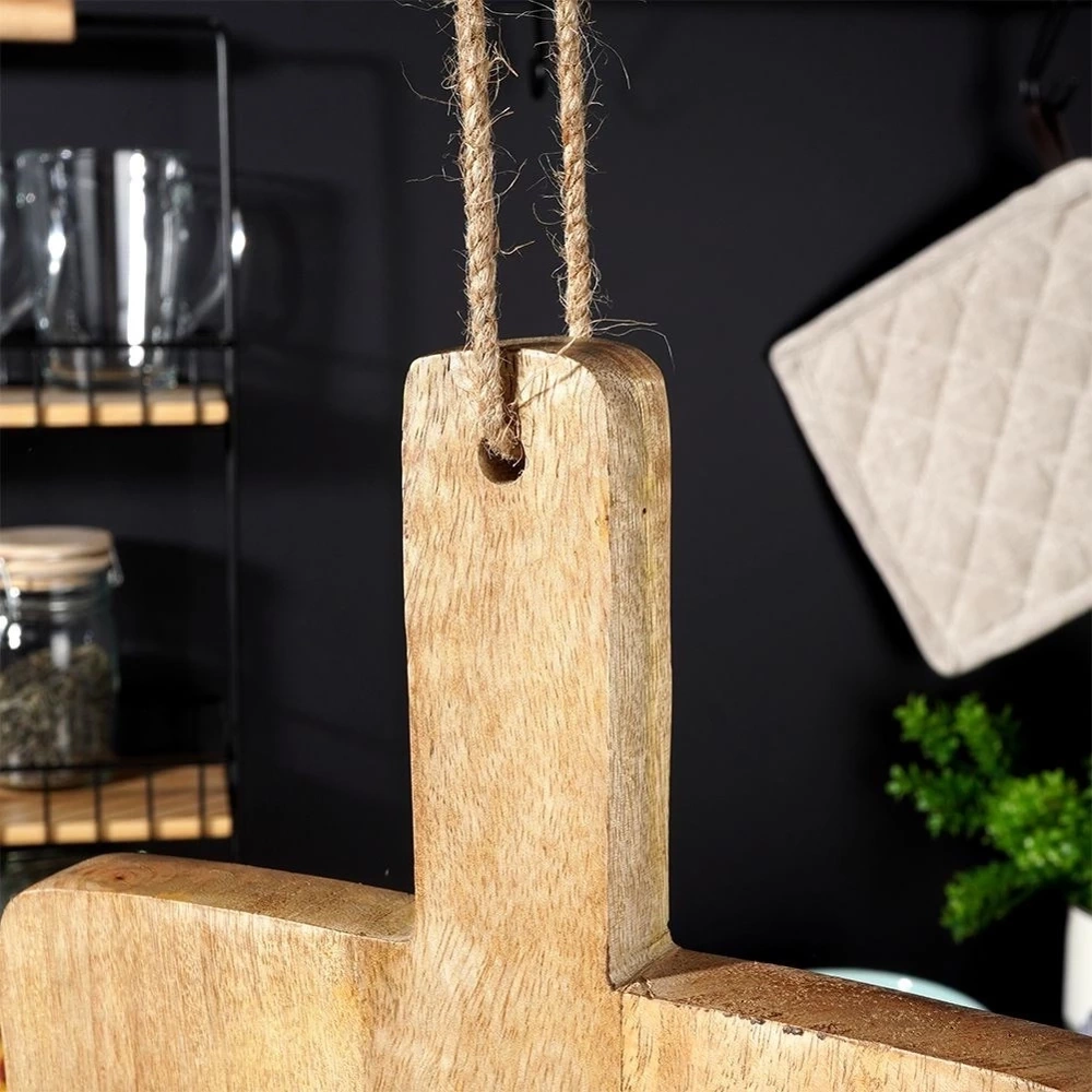 Deska do serwowania drewniana na nóżkach MANGO 50x21 cm