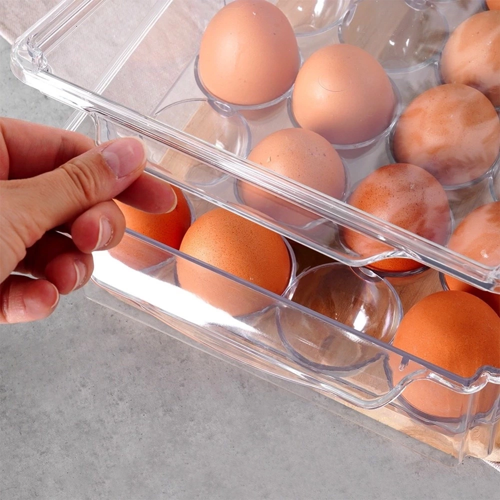 Pojemnik na jajka z pokrywką na 24 jajka
