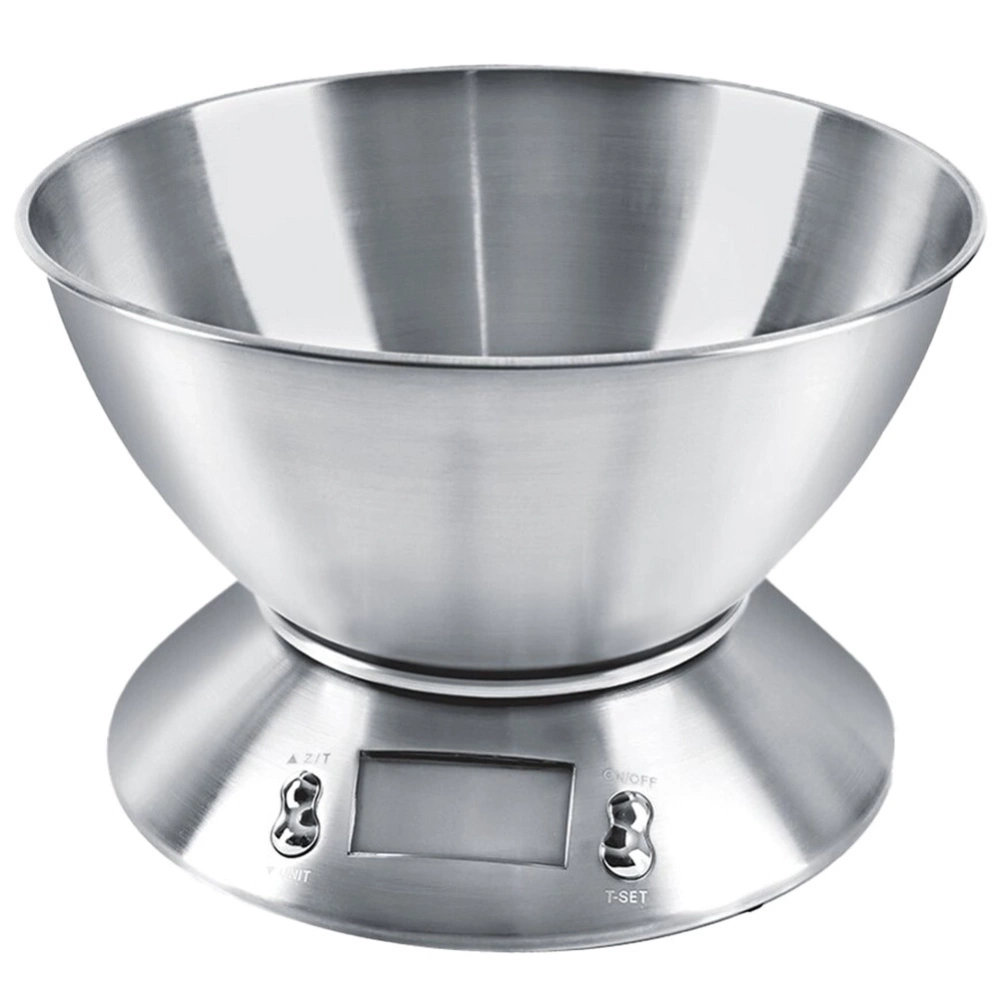 Waga kuchenna stalowa z misą elektroniczna 5 kg, 2,2 l