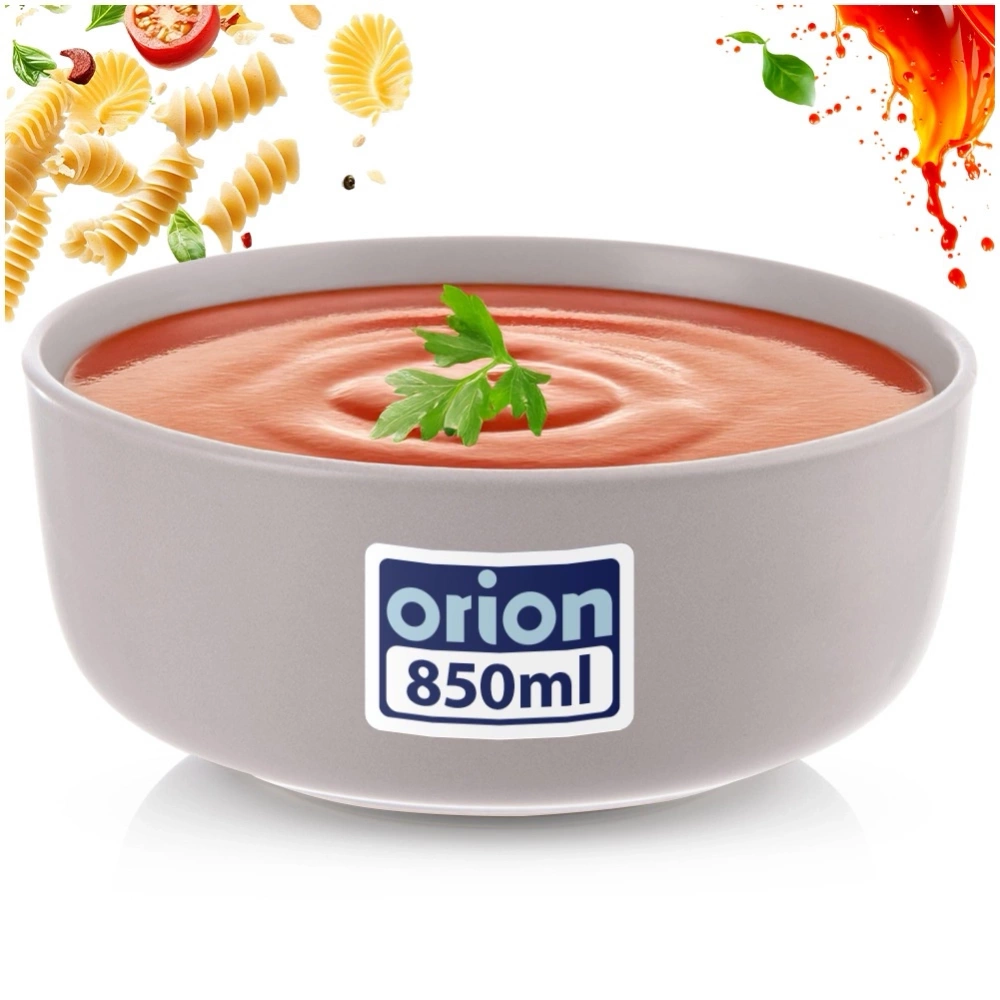 Miseczka ceramiczna szara SKANDI 16 cm, 830 ml