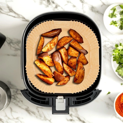 Wkład do frytkownicy Air Fryer beztłuszczowej papierowy kwadratowy 23x23 cm 50 szt.